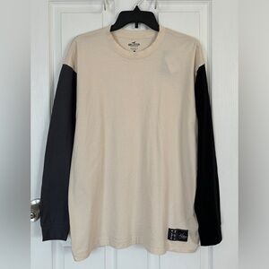 Hollister Color Block Oversized Long Sleeve Tee